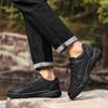 Новая мужская обувь для ходьбы Нескользящая кожаная обувь для трекинга Повседневная мужская обувь на шнуровке Уличные мужские кроссовки Обувь для хайкинга