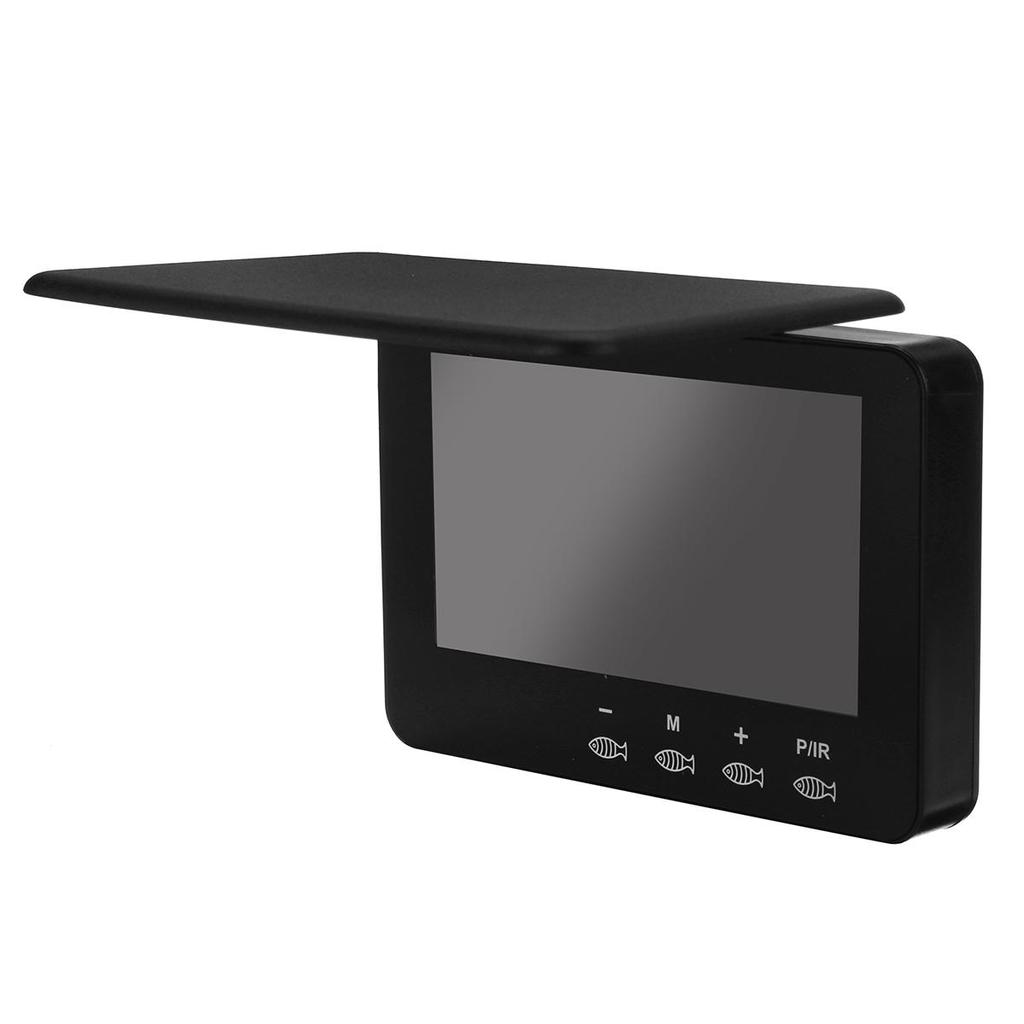 4,3-дюймовый IPS-монитор, визуальный эхолот, HD-камера для рыбалки с кабелем 30 м, 1000TVL, подводная камера ночного видения, рыболовные фонари