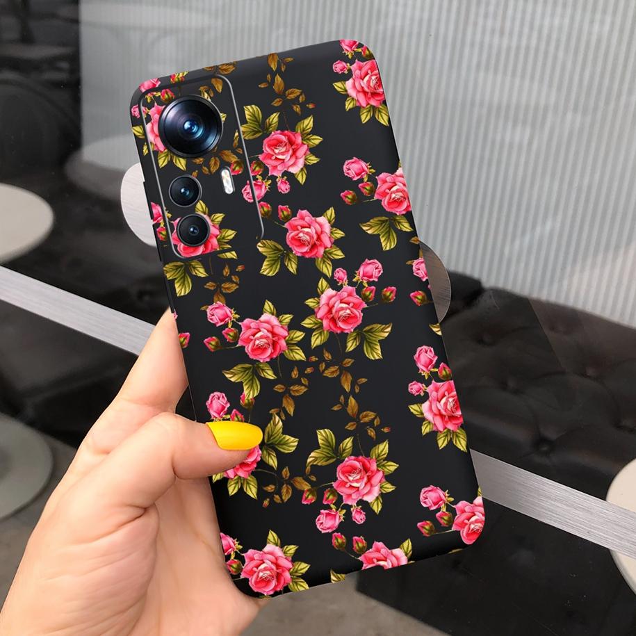 For Xiaomi 12T Pro Case 2022 Cute Sunflower Pretty Girls Cover Silicone Soft Phone Case For Xiaomi Mi12T Mi 12T Pro Cover Bumper