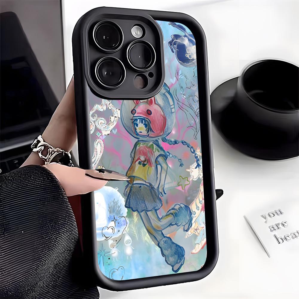 A-Aya T-Takano Art Phone Case For IPhone 17 Pro Max 16 15 14 Pro Max IPhone 13 Pro Max 11 Plus Silicone Cover