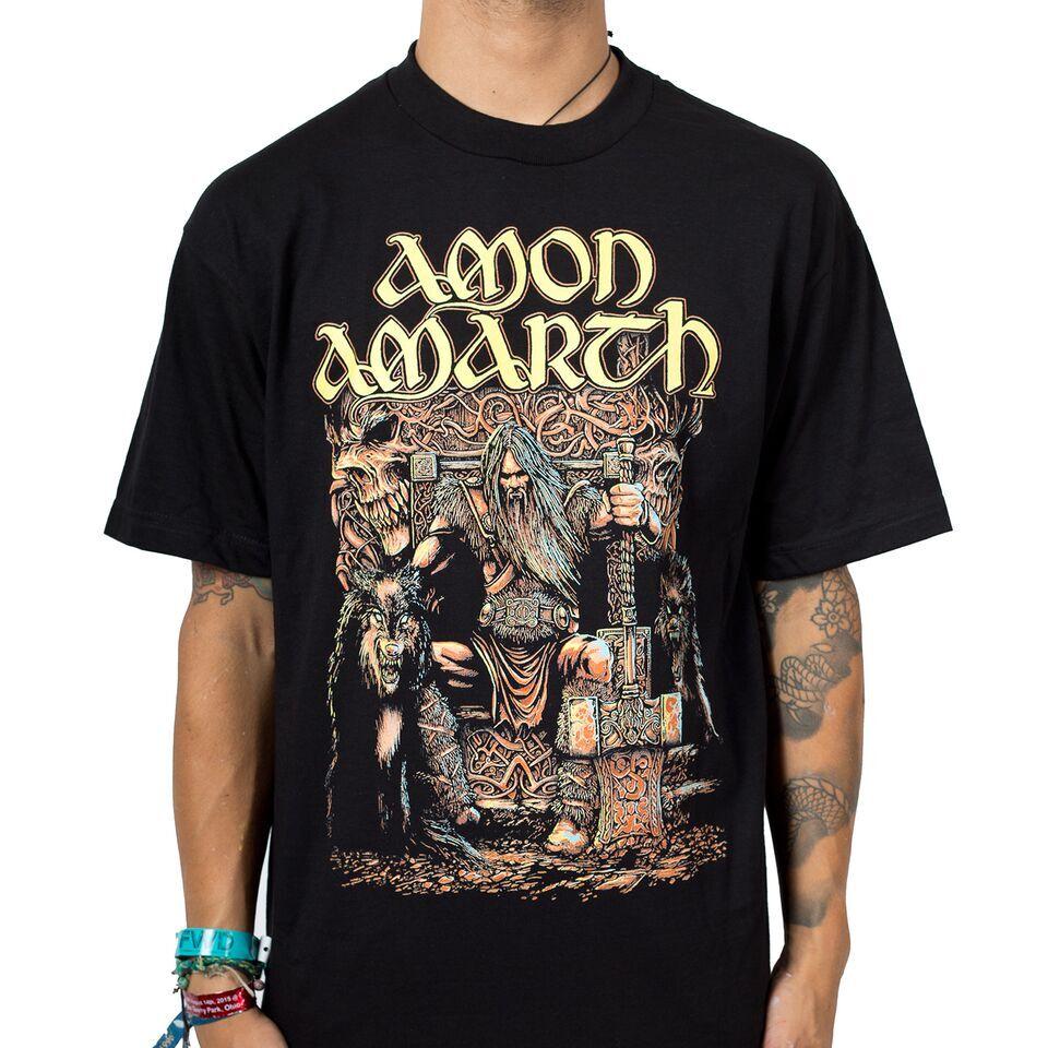 Горячая футболка Amon Amarth Сын Тора Одина Черная футболка Размеры от S до 4XL Унисекс Футболка