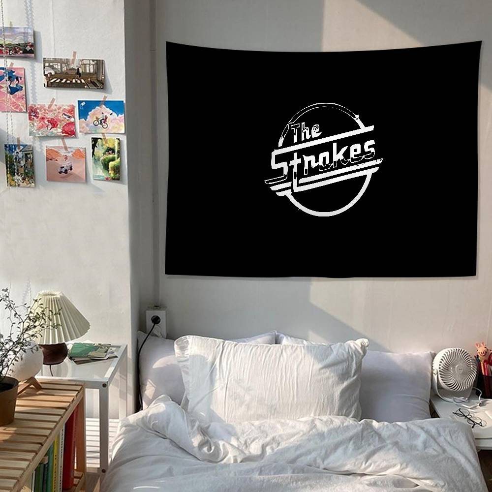 Rock Band The SStrokes Печатный Большой Настенный Гобелен Индийский Будда Настенное Украшение Колдовство Бохо Хиппи Настенное Искусство Декор
