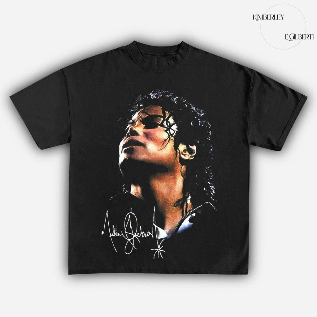 Футболка с автографом Майкла Джексона для взрослых и молодежи, футболка MJ, футболка Короля Поп-музыки