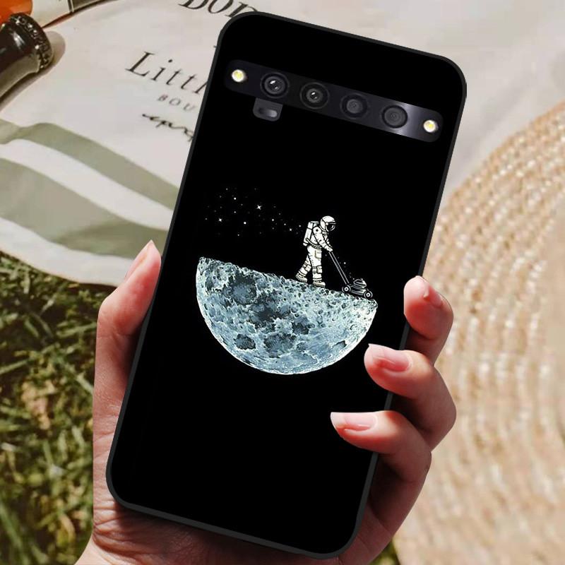 Мягкий ТПУ чехол для TCL 10 Pro Чехол T799B Силиконовый Мультяшный Задний Бампер Coque для TCL 10 Pro Чехлы T799H 10Pro Защитные Фундас