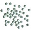Adhesive Pearls - Mother-of-pearl - 10 Mm - 48 Pieces - Mixed - White