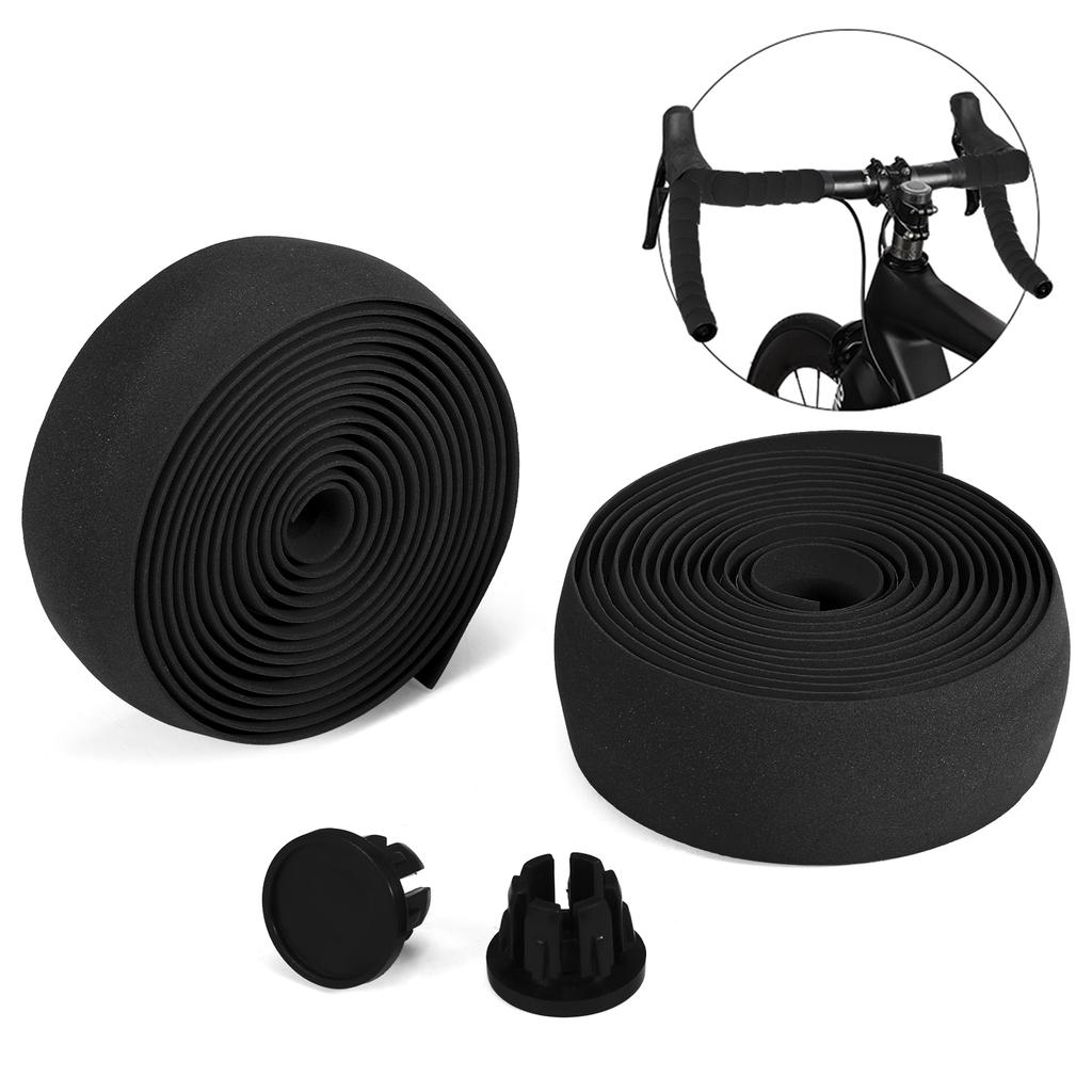 2 шт. ленты на руль велосипеда, мягкая лента на руль шоссейного велосипеда, дышащая нескользящая лента для велосипедного руля