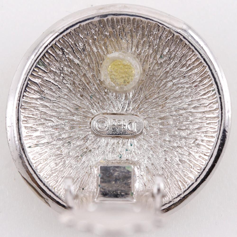 Dior Trotter Earring Silver metallic 10.6g Women Used