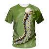 Insect 3D Printed Men's Casual Short Sleeved T-shirt Summer Sportwear Men T-shirts
