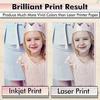 Водонепроницаемая бумага для струйного принтера 8,5x11 дюймов 30 листов Матовая белая виниловая бумага для принтера Не рвущаяся Прочная Быстросохнущая