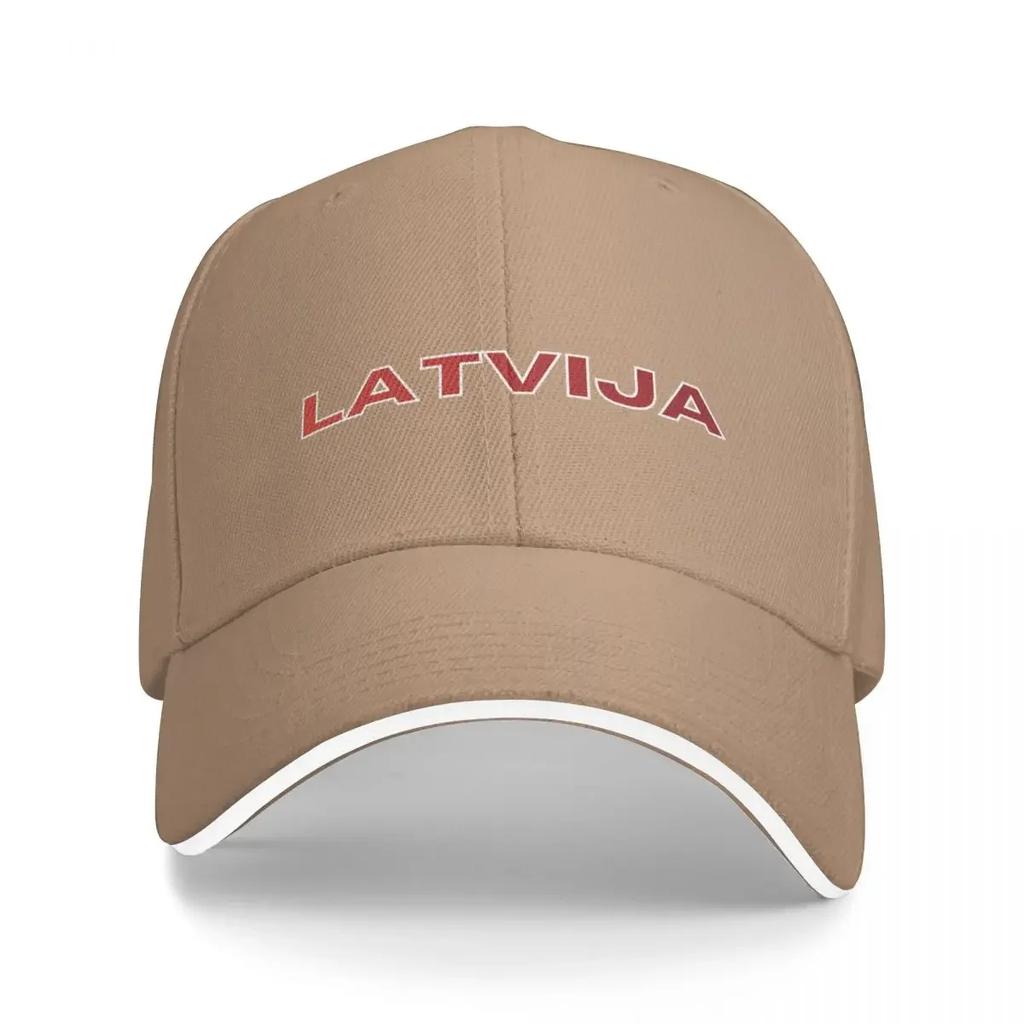 Latvija Red Latvia Baseball Cap Hip Hop Rave Dropshipping Men's Baseball Women's