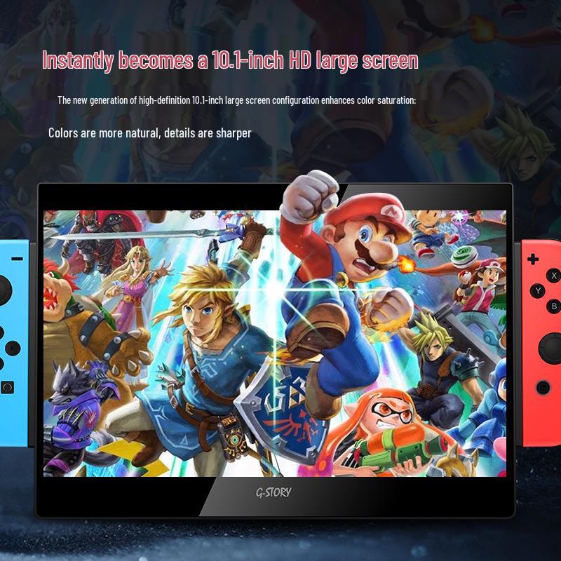 GSTORY 10.1-inch Portable Monitor for Nintendo Switch