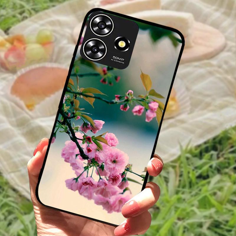 Для ZTE Blade V50 Умный Чехол-Крышка Силиконовый Мягкий Мраморный Черный Бампер Funda Coque для ZTE V50 Дизайн 4G Защитный V50Smart