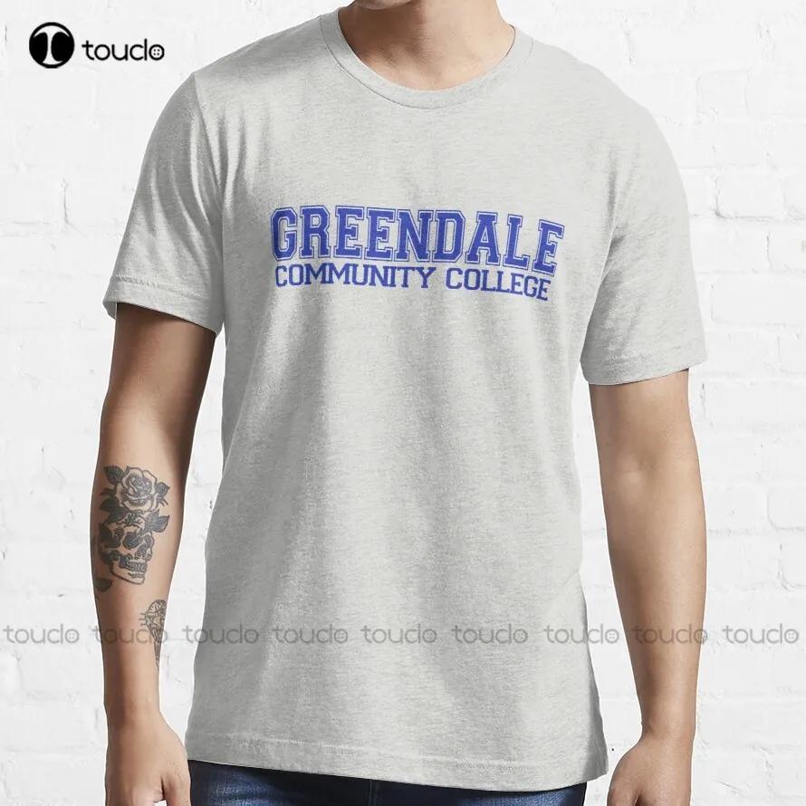 Greendale College Jersey (Blue) TShirt White TShirt Custom Aldult Teen Unisex Digital Printing Tee Shirt Xs5xl Cotton Shirts
