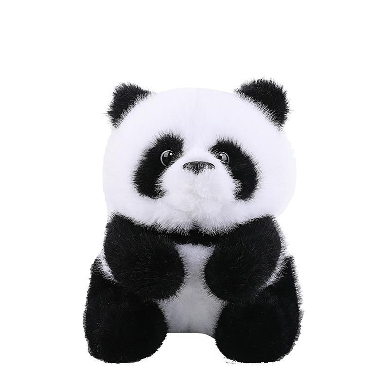 Simulation Panda Doll Sichuan Big Red Panda Zoo Plush Toy Doll Children'S Souvenir Gift