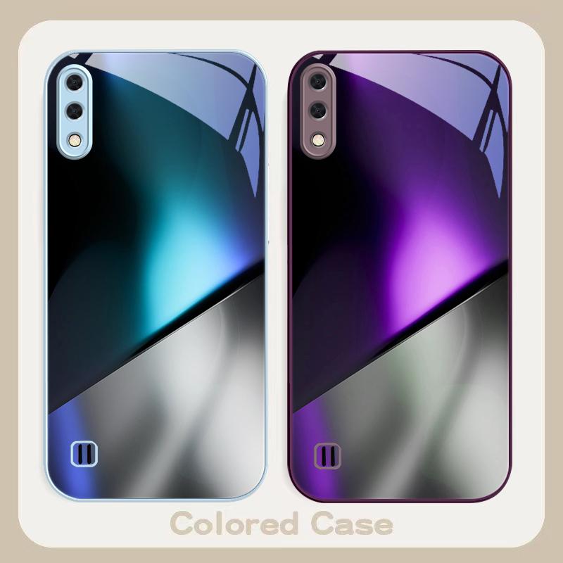 Загадочный цвет и свет Для Samsung A01 02 03 Core 04 05 06 10 12 13 14 5G 15 16 M02 12 Note 8 9 10 20 стекло Ультра чехол для телефона