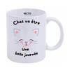 Mug - Ceramic - Cat It's Going To Be a Beautiful Day - 325 Ml - Microwave Safe - Dishwasher Safe