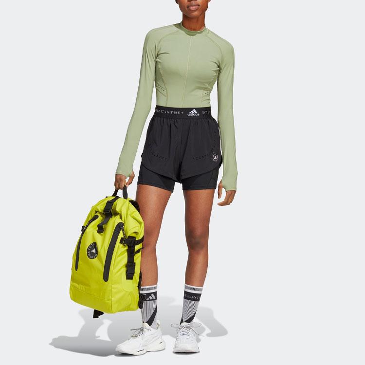 adidas Быстросохнущие обычные спортивные шорты с вышитым логотипом, женские брюки, черные HS4258