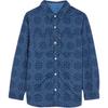 Levis Reversible Button-Down Collar Loose Long Sleeve Jacket Men Jackets Blue A8553-0000