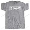 Cotton Tshirt Men Crew Neck Tops New fashion tshirt Eat Sleep Ski brand top tees unisex teeshirt streetwear tshirt for boys