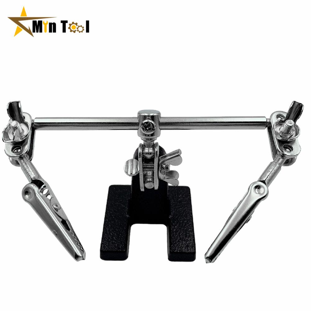 Welding Auxiliary Clip Electric Circuit Board Welding Iron Bracket Adjustable Magnifying Soldering Clamp Repair Tool