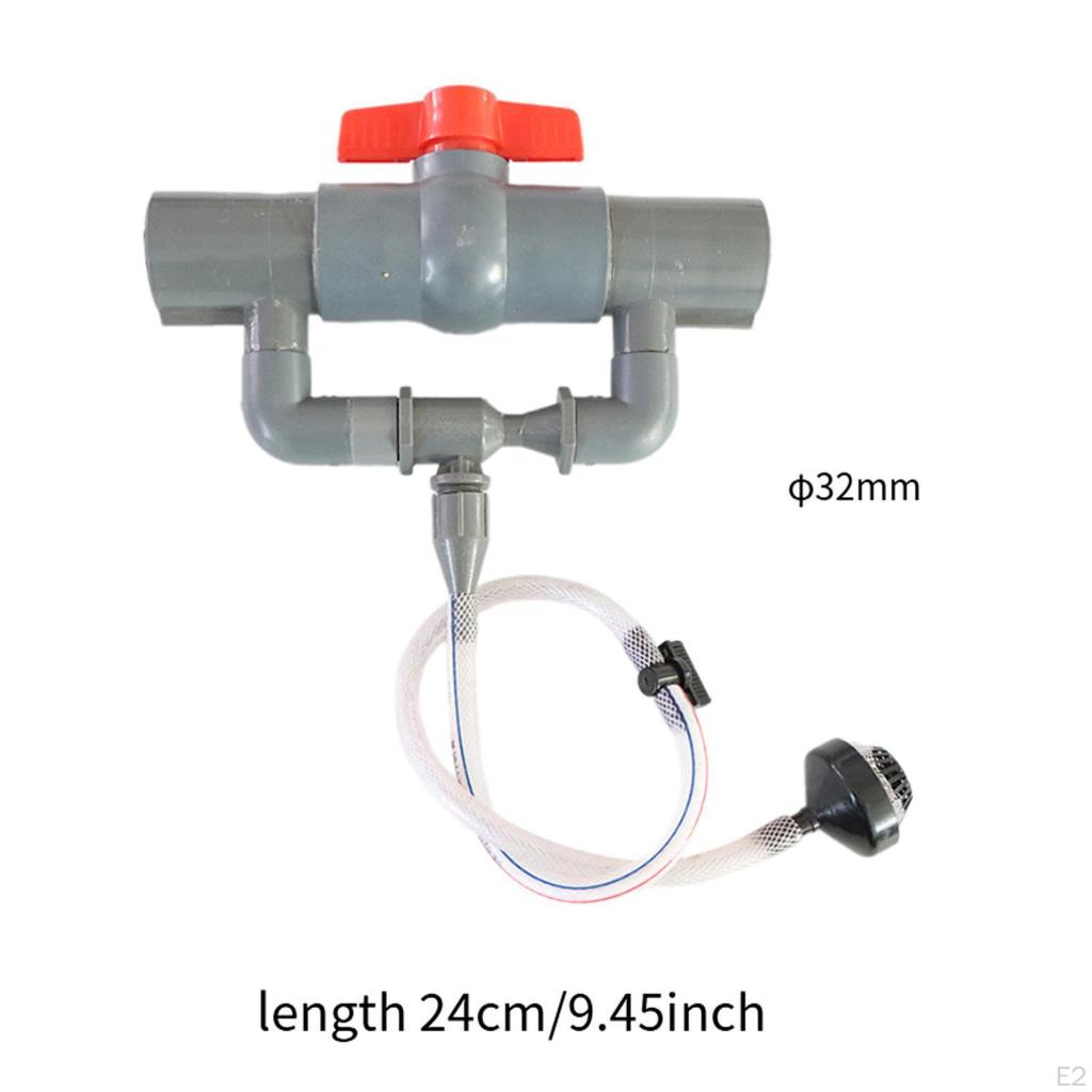 Комплект инжектора удобрений Вентури для полива Смеситель удобрений Простой в использовании Резьбовой интерфейсный компонент
