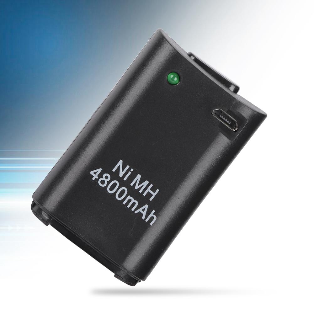 2 в 1 4800 мАч перезаряжаемый геймпад Ni MH аккумулятор для консоли контроллера Xbox 360