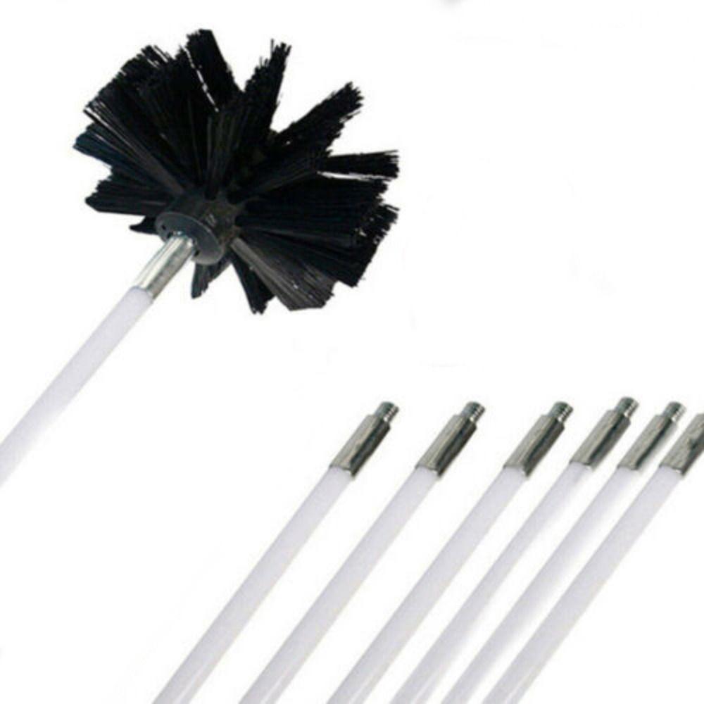 Cleaning Tool Flue Cleaning Rods Chimney Rod Kit Sweeping Brush Sweep Kit