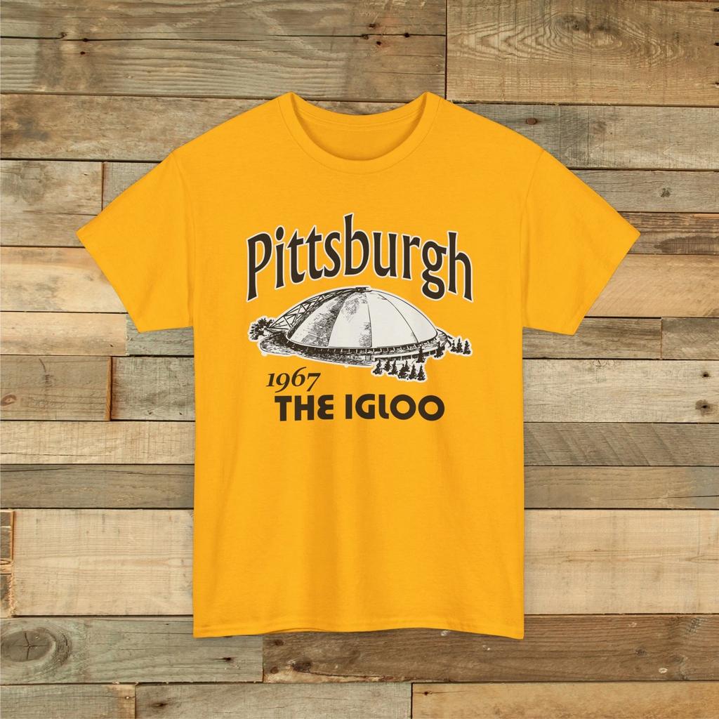 Pittsburgh Civic Arena 1967 Vintage Hockey Arena T shirt - Pittsburgh Penguins