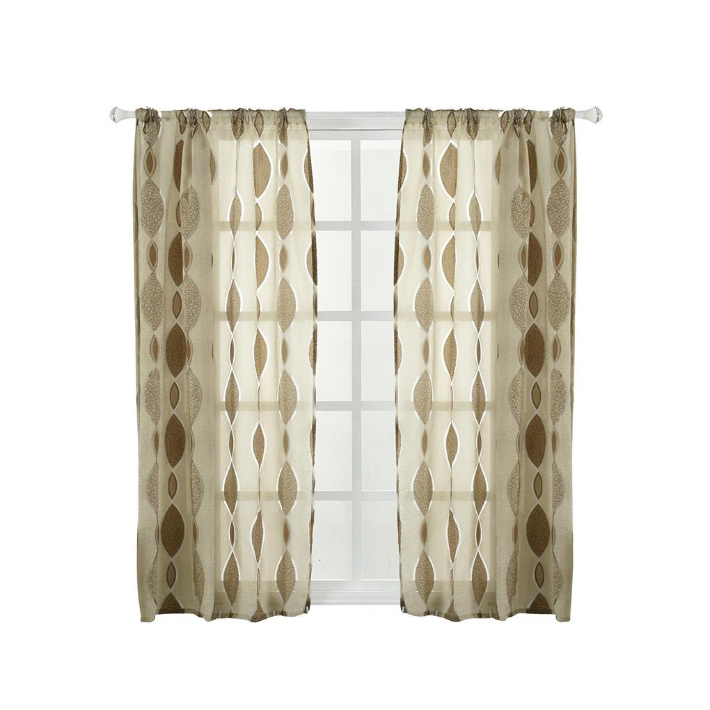 Тюль Прозрачный Окно Экран Дверь Балкон Гостиная Полупрозрачные Жалюзи Занавес