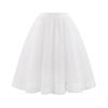 Women Retro Ballet Skirt Elastic High Waist 3-Layer Tulle Petticoat Dance Skirt Carnival Cosplay Tutu Skirt