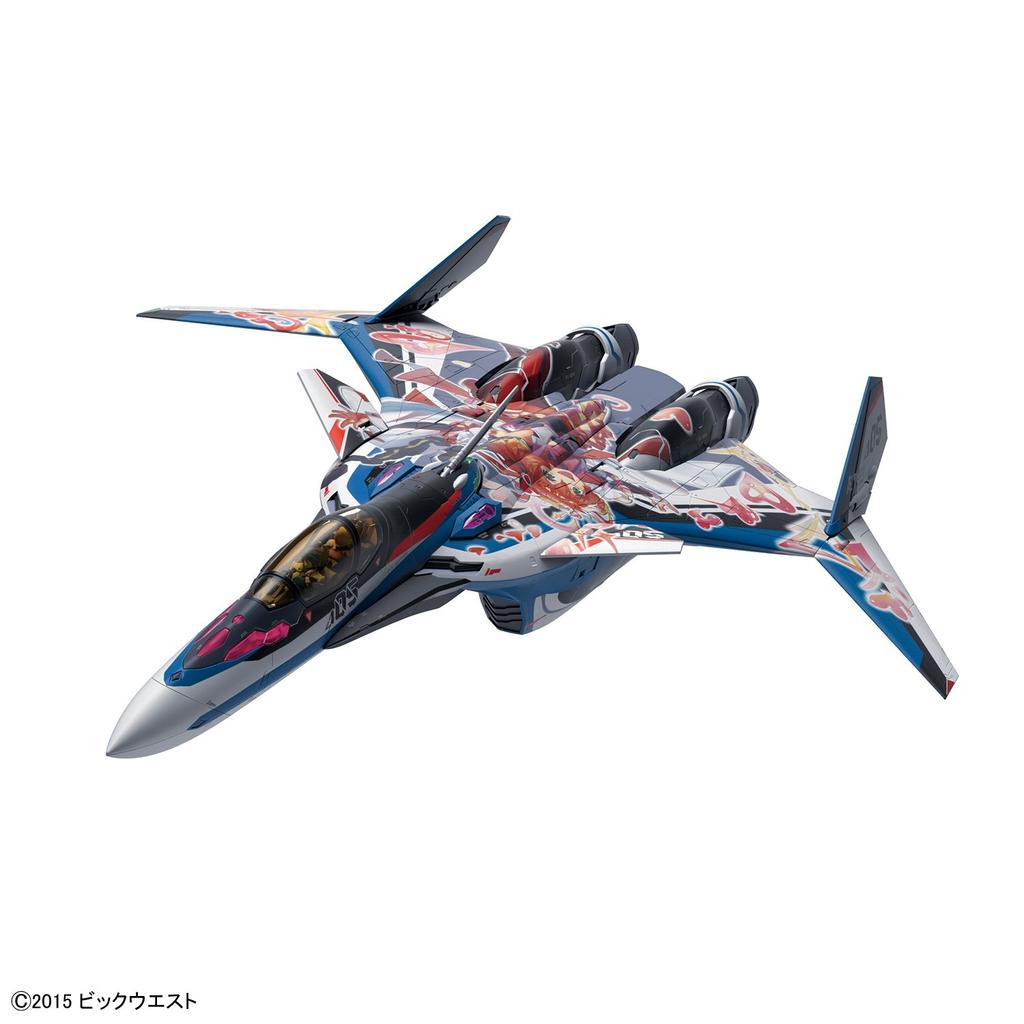 Macross Delta Kai Siegfried Deculture Scale Plastic Model VF-31J (Hayate Immelmann's) Ver. 1/72