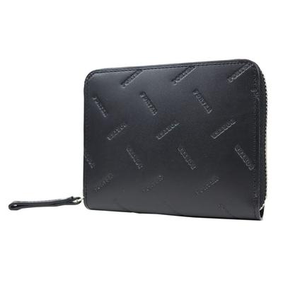PORTER ENCHASE кожаный кошелек двойной складки [Porter] мужской 007-02284 черный/10