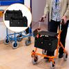 Foldable Wheelchair Storage Pouch Large Capacity Under Seat Pouch  Four Wheel Rollator