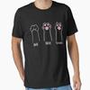 Rock Paper Scissors Hand Game Cute Paw Funny Cat Essential T-Shirt