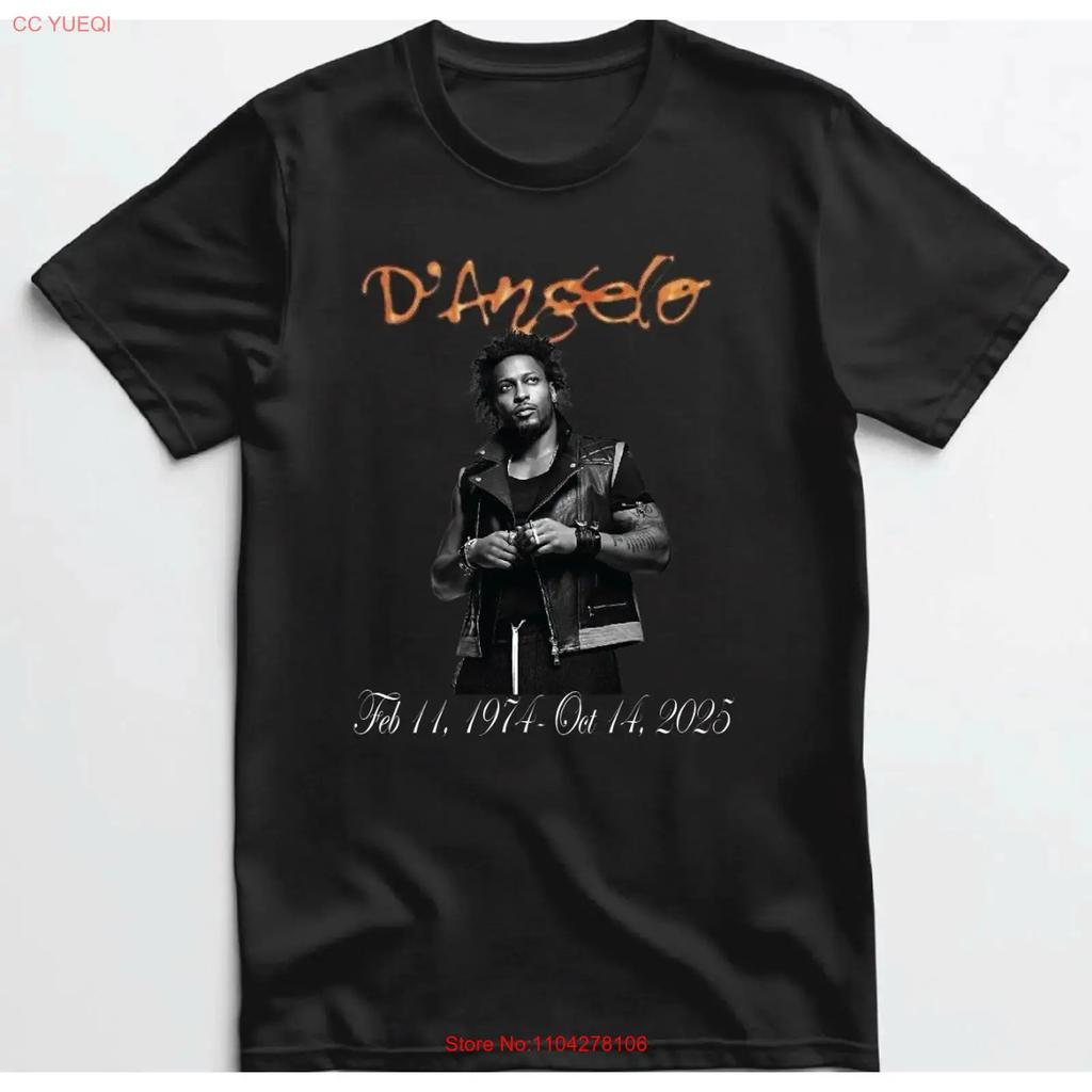 D Angelo R I P Футболка Новая S 5XL Быстрая доставка винтажная Стиранная Растягивающаяся Дышащая с принтом Слегка мягкая мужская Повседневная