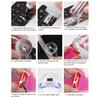 1 Set Nail Art Stamper High Durability Smooth Surface Compact Size Good Elasticity Detachable