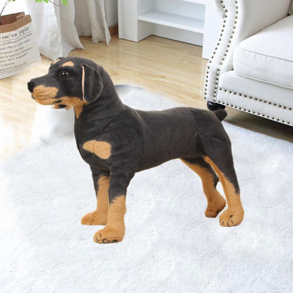 Simulation Dog Stuffed Doll Photography Prop Stuffed Animal Dog Plush Toy  Birthday Gift