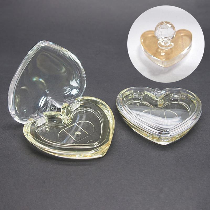 Пустой футляр для теней в форме сердца Love Heart, футляр для помады, палитра пигментов, многоразовые румяна, хайлайтер, контуринг, дозатор для макияжа