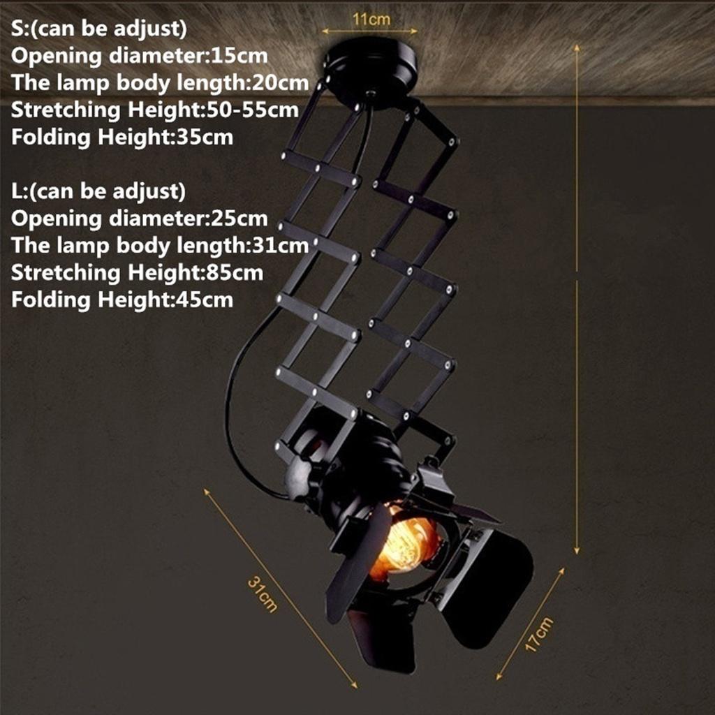 220 В промышленный прожектор, потолочные светильники, винтажный потолочный светильник в стиле лофт, регулируемый металлический трековый светильник для гостиной, паба, бара, кафе