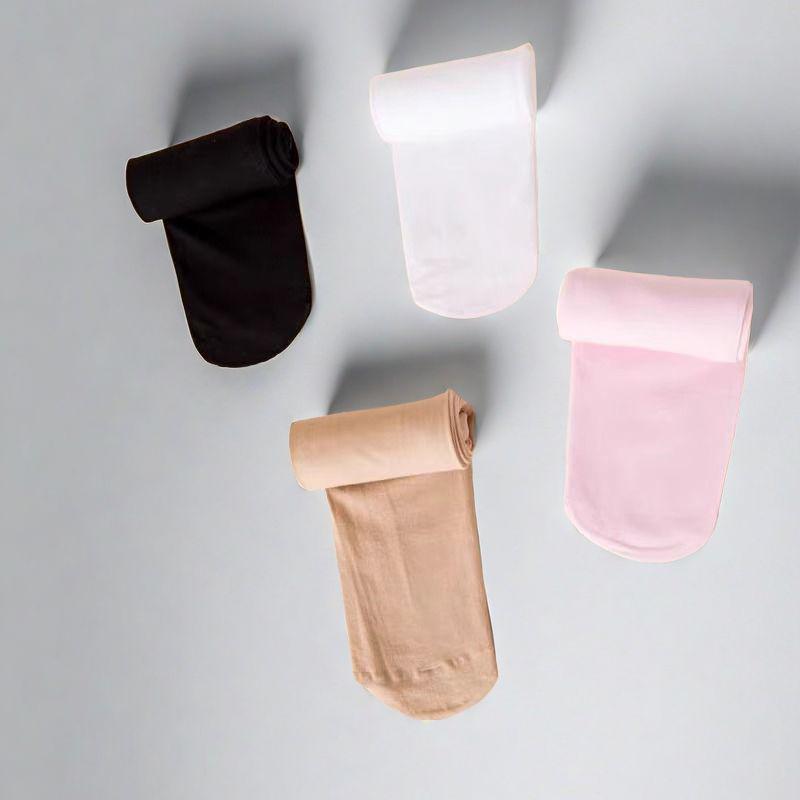 Леггинсы телесного цвета для девочек: Утолщенные колготки телесного цвета на бархатной подкладке, весна/осень.