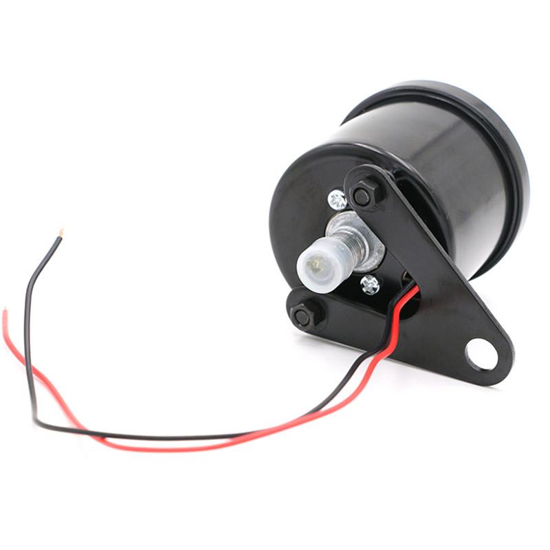 Motorcycle Tachometer 0-12000 Tach RPM Gauge Rev Counter Universal For Harley Suzuki Honda DC 12V