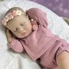 BZDOLL 50cm 20inch Soft Asleep Cloth Body Soft Vinyl Reborn Baby Doll with 3D-paint Skin with Visible Veins Baby Toy Girl Kids Dolls Christmas Gift
