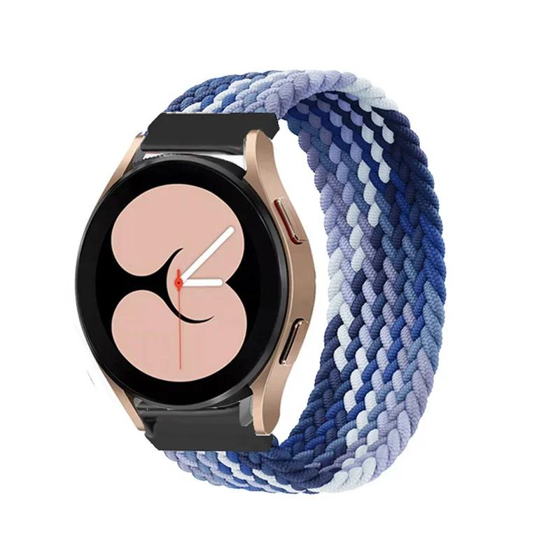 20 мм 22 мм ремешок для Samsung Galaxy watch 4 5 6 Pro Classic Gear S3 44 мм 40 мм 45 мм браслет correa Huawei watch GT 2e 3 4 ремешок