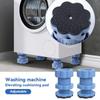 4Pcs Washing Machine Foot Pads Adjustable Height Anti Vibration Feet Pad Furniture Refrigerator Base Fixed Non-Slip Pad Support