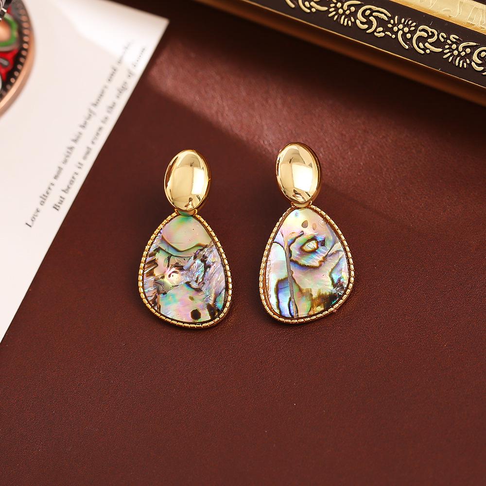 Элегантные Потрясающие Неправильные Серьги-Гвоздики из Перламутра - Высококлассный Европейский и Американский Стиль INS