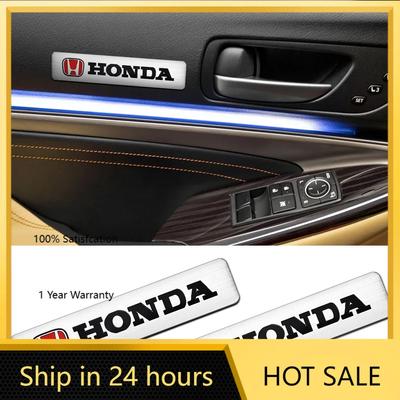 Для Honda 3D Металлическая Автомобильная Наклейка Защита Двери Автомобиля Эмблема Наклейка на Кузов Автомобиля Для Honda Civic FIT Odyssey City Concept S1 Vezel X