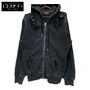BG000014 Gray Damaged Zip-Up Parka Jacket S grayUsed