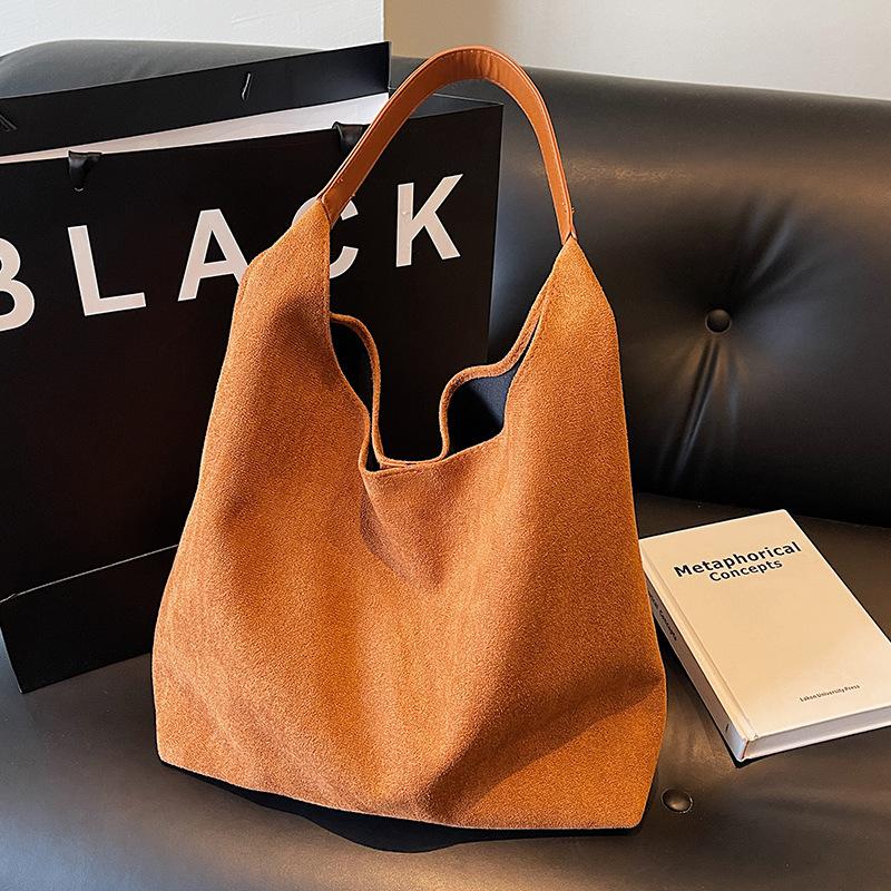 Сумка Niche Suede Bag женская вместительная сумка через плечо под мышкой повседневная универсальная сумка-тоут для поездок на работу