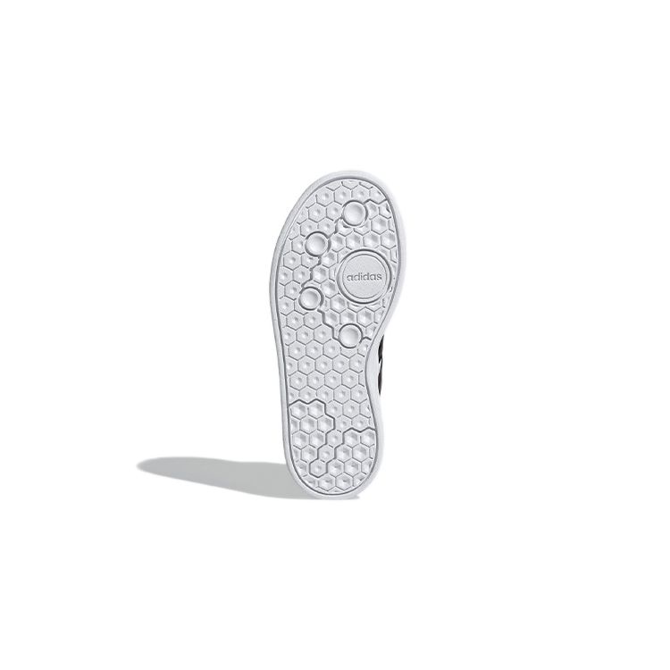 Adidas Neo Breaknet Простые Удобные Прочные Детские Кроссовки с Низким Верхом для Катания на Скейтборде Детские Кроссовки Белые Черные FZ0106