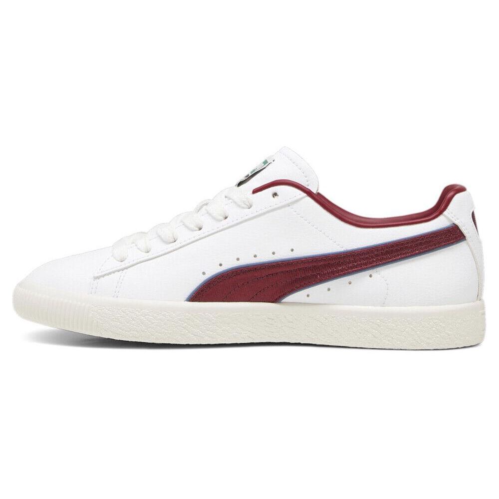 Puma Clyde Varsity Unisex Sneakers White Team-Regal-Red 394684-01